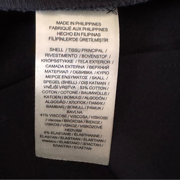 Lauren Ralph Lauren navy blue ankle trouser pants straight leg plus size 14 NWT - Picture 8 of 10